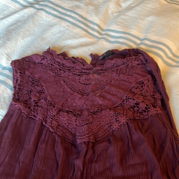 Burgundy torrid top - Picture 2 of 4